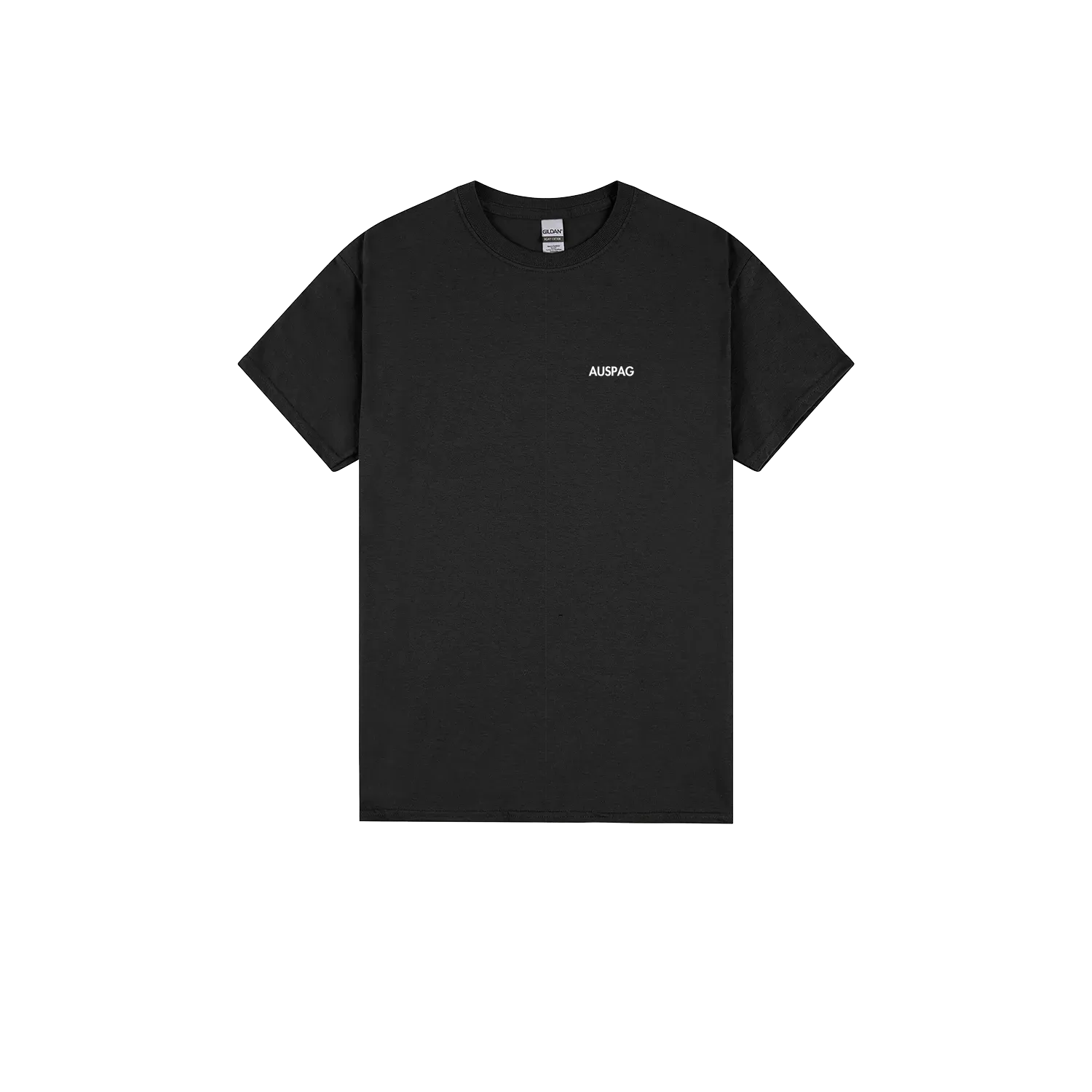 Black front flat lay