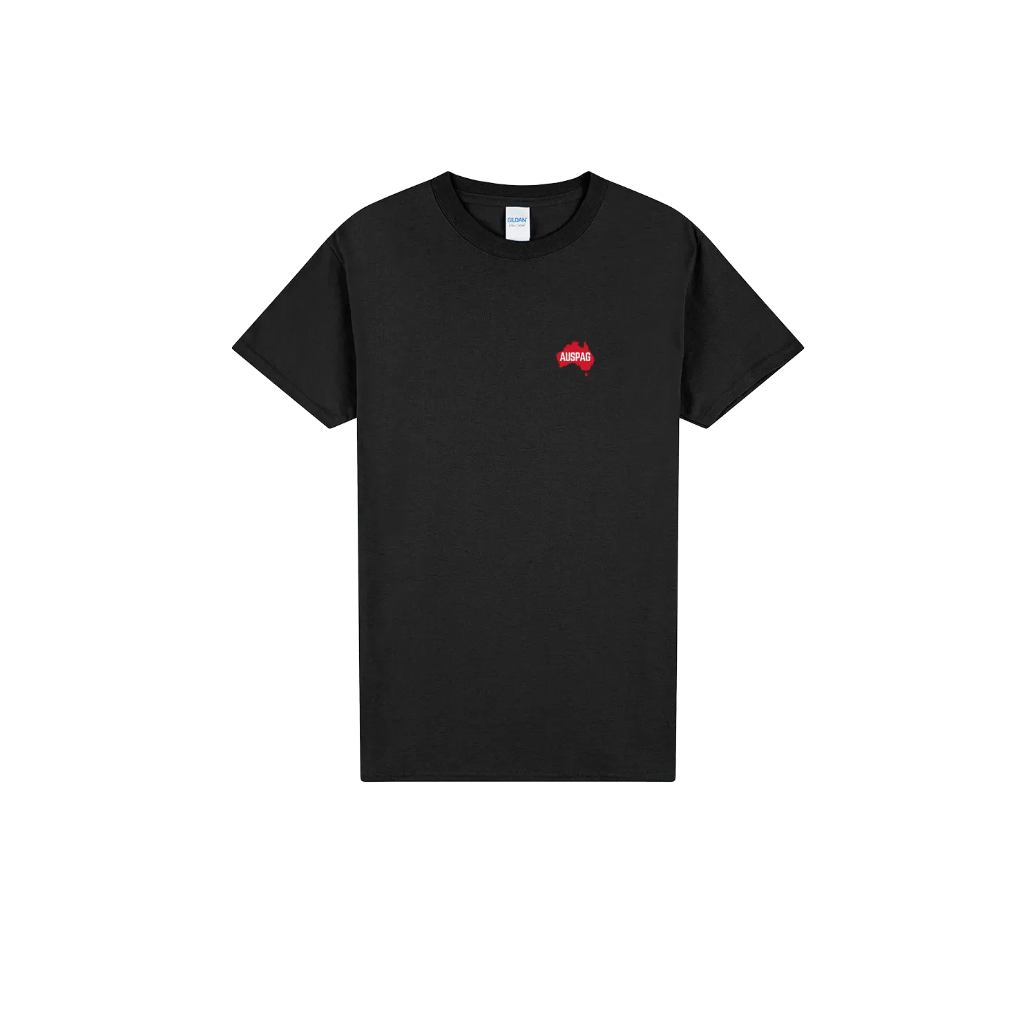 Black front flat lay